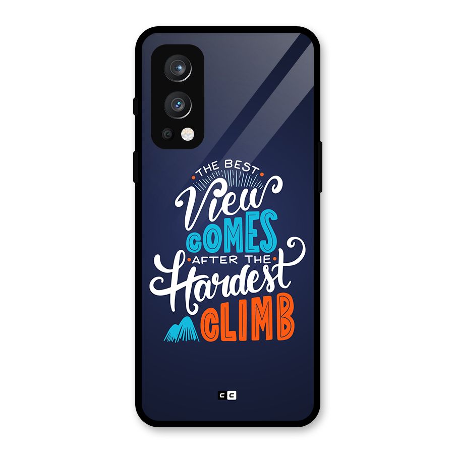 Hardest Climb Glass Back Case for OnePlus Nord 2 5G