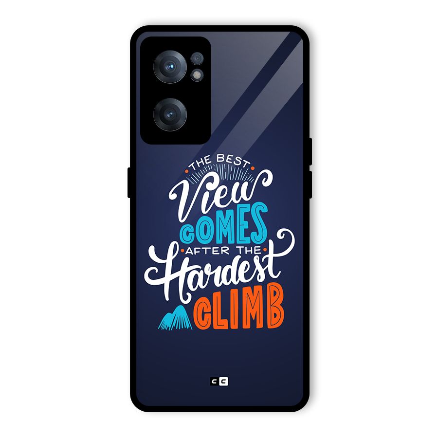 Hardest Climb Glass Back Case for OnePlus Nord CE 2 5G