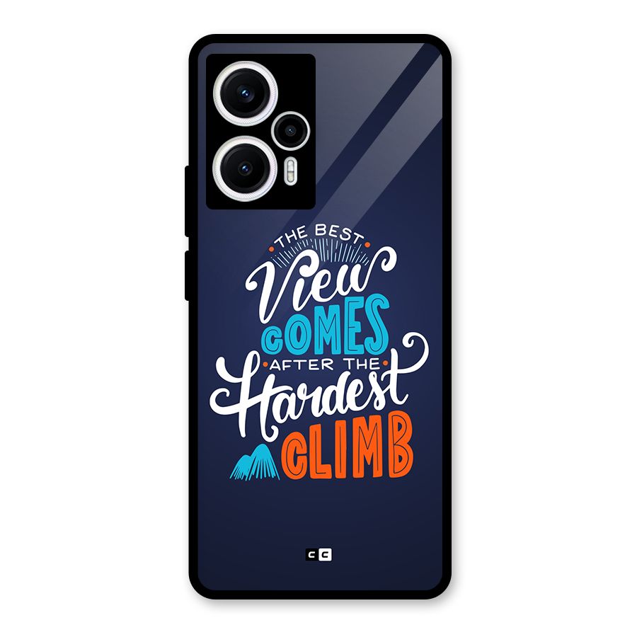 Hardest Climb Glass Back Case for Poco F5