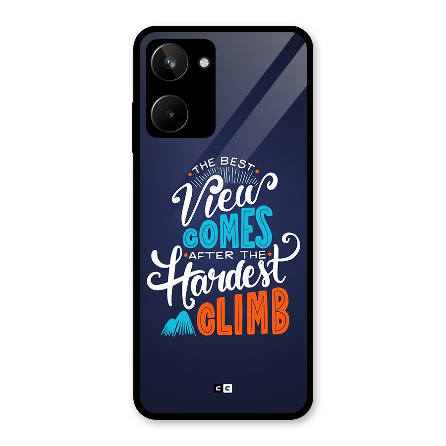 Hardest Climb Glass Back Case for Realme 10