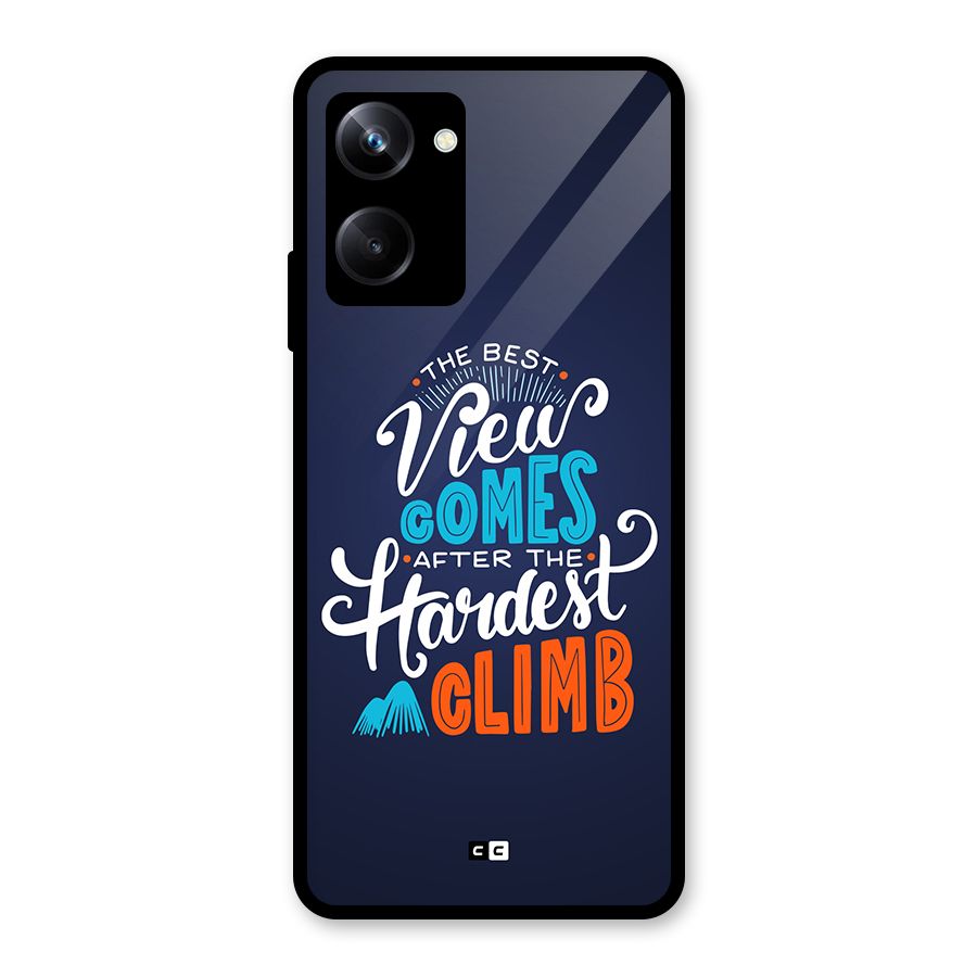Hardest Climb Glass Back Case for Realme 10 Pro
