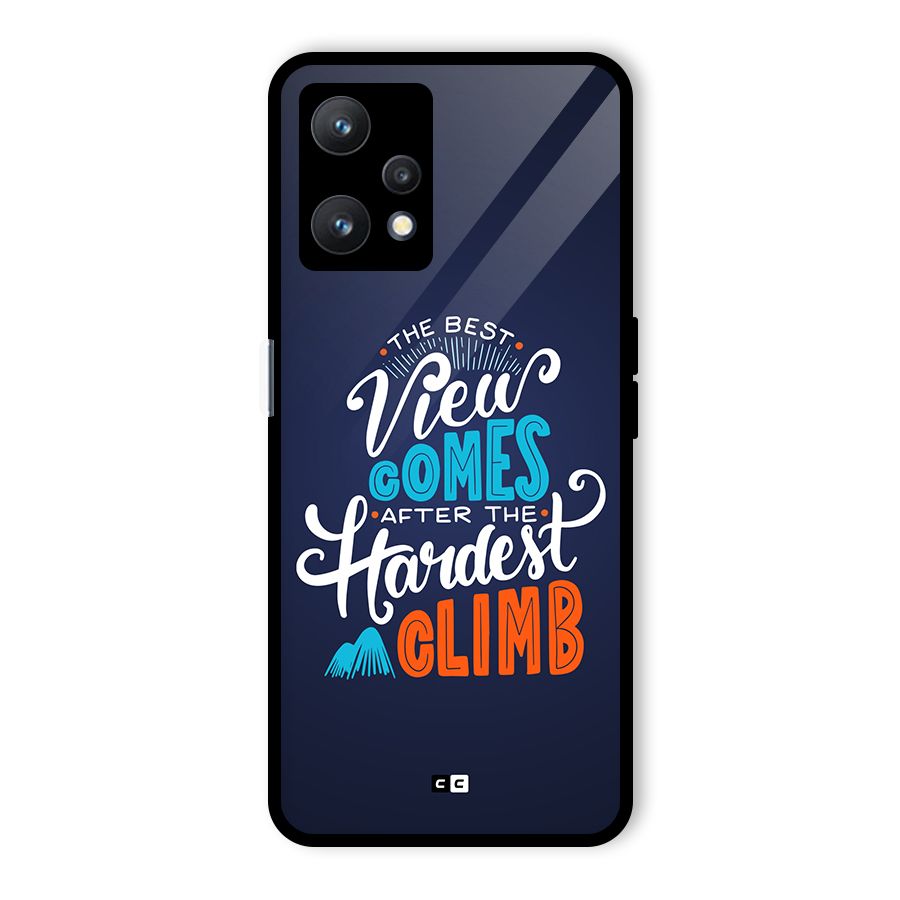 Hardest Climb Glass Back Case for Realme 9 Pro 5G