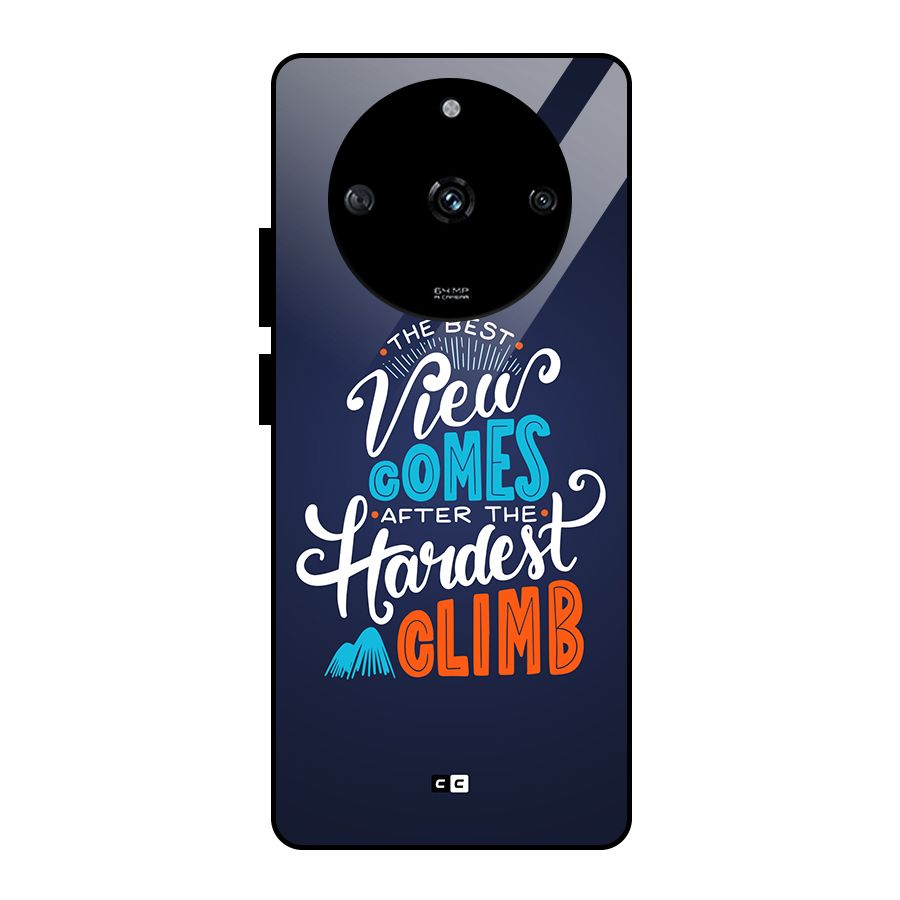Hardest Climb Glass Back Case for Realme Narzo 60 5G