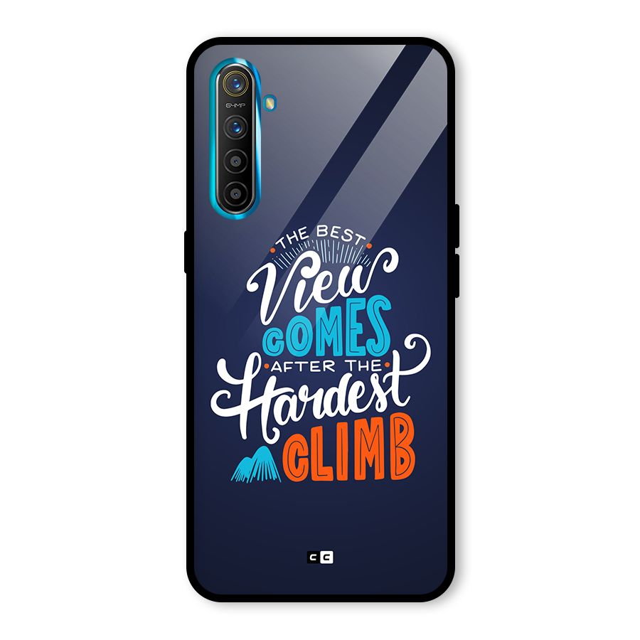 Hardest Climb Glass Back Case for Realme X2