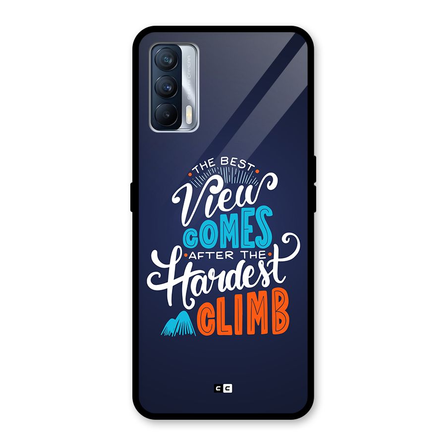 Hardest Climb Glass Back Case for Realme X7