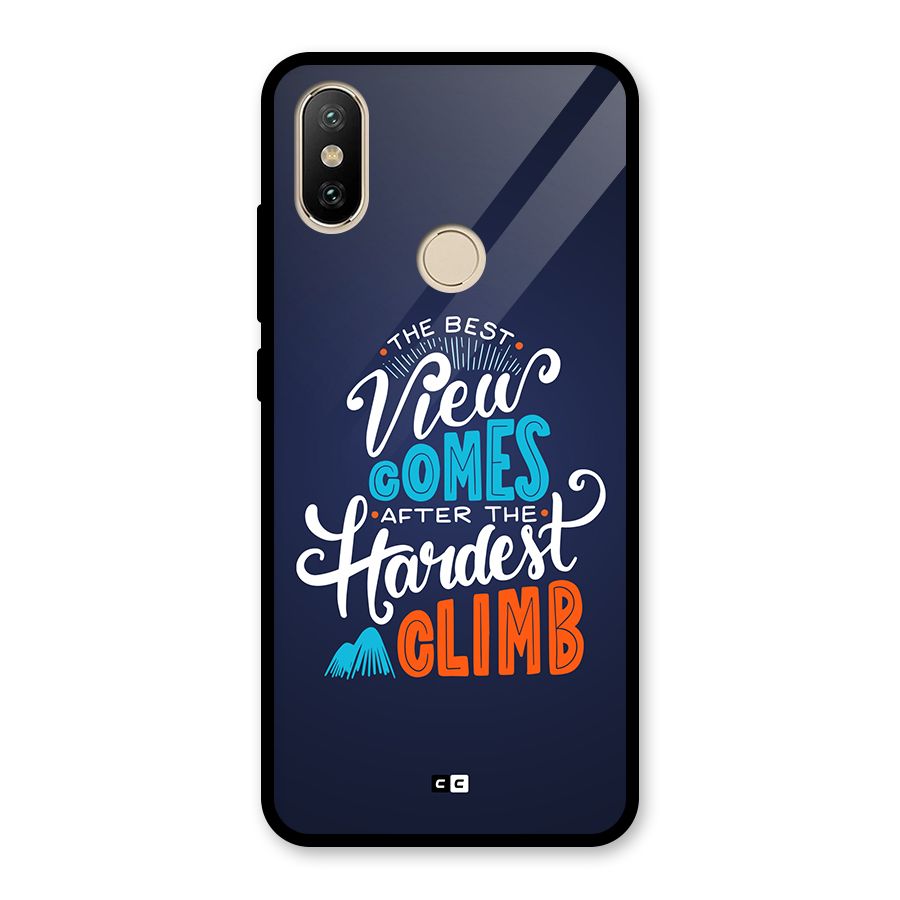 Hardest Climb Glass Back Case for Redmi A2