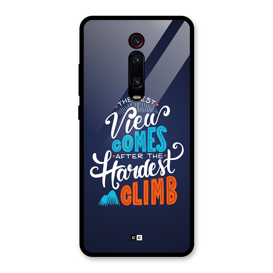 Hardest Climb Glass Back Case for Redmi K20 Pro