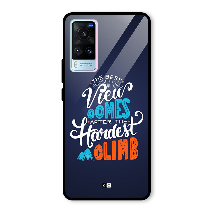 Hardest Climb Glass Back Case for Vivo X60