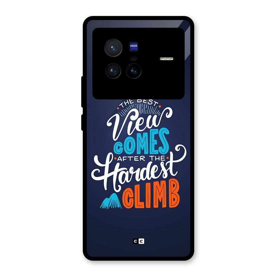 Hardest Climb Glass Back Case for Vivo X80