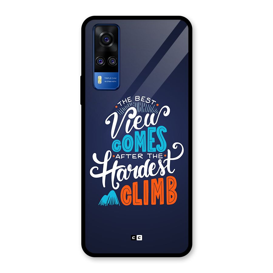 Hardest Climb Glass Back Case for Vivo Y31