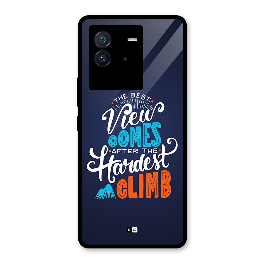 Hardest Climb Glass Back Case for Vivo iQOO Neo 6 5G