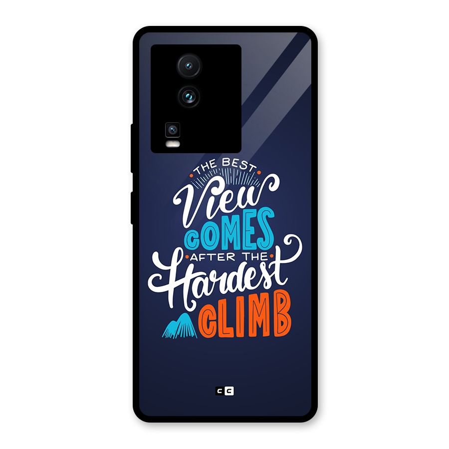Hardest Climb Glass Back Case for Vivo iQOO Neo 7