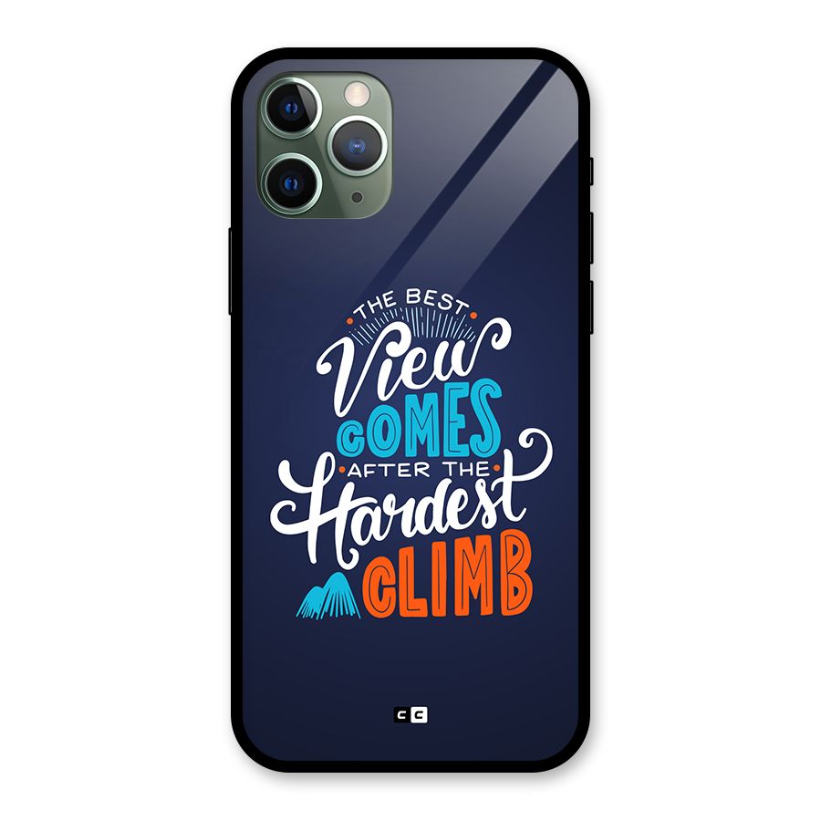 Hardest Climb Glass Back Case for iPhone 11 Pro