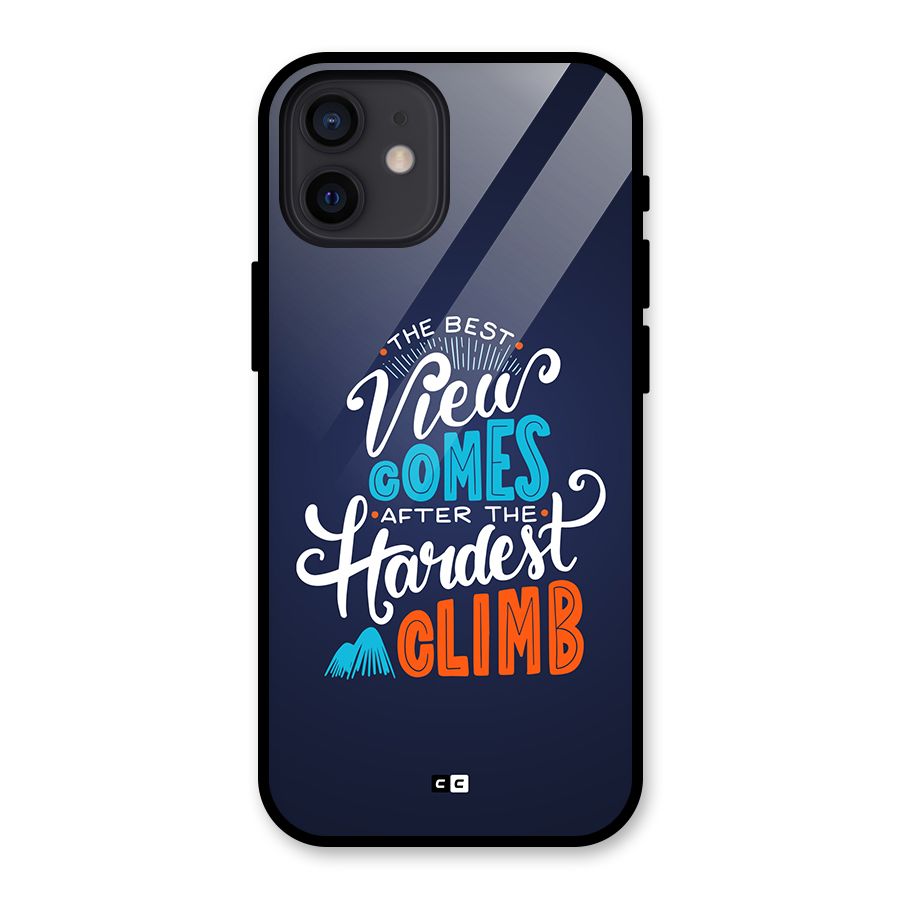 Hardest Climb Glass Back Case for iPhone 12