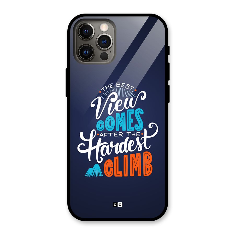 Hardest Climb Glass Back Case for iPhone 12 Pro