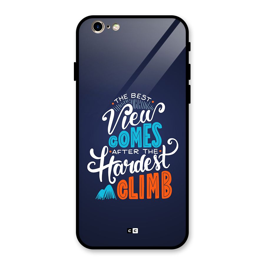 Hardest Climb Glass Back Case for iPhone 6 6S