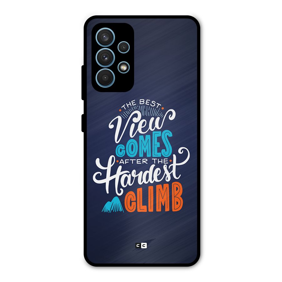 Hardest Climb Metal Back Case for Galaxy A32