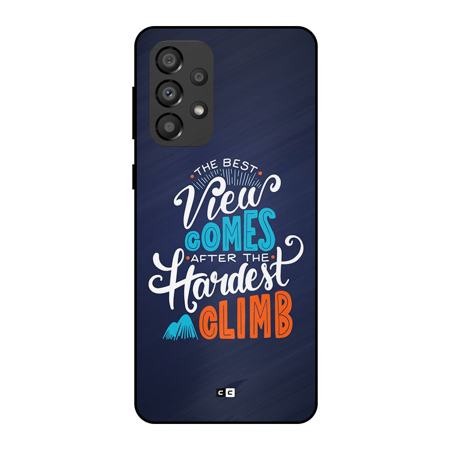 Hardest Climb Metal Back Case for Galaxy A33 5G