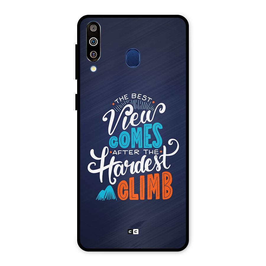 Hardest Climb Metal Back Case for Galaxy M30