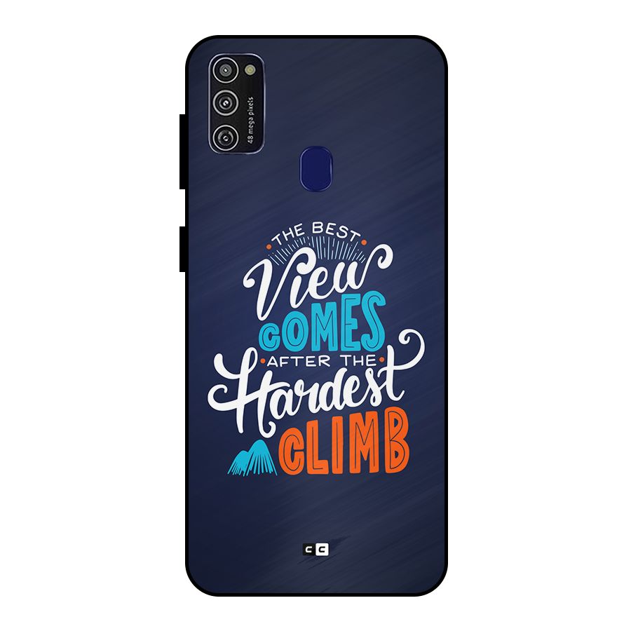 Hardest Climb Metal Back Case for Galaxy M30s