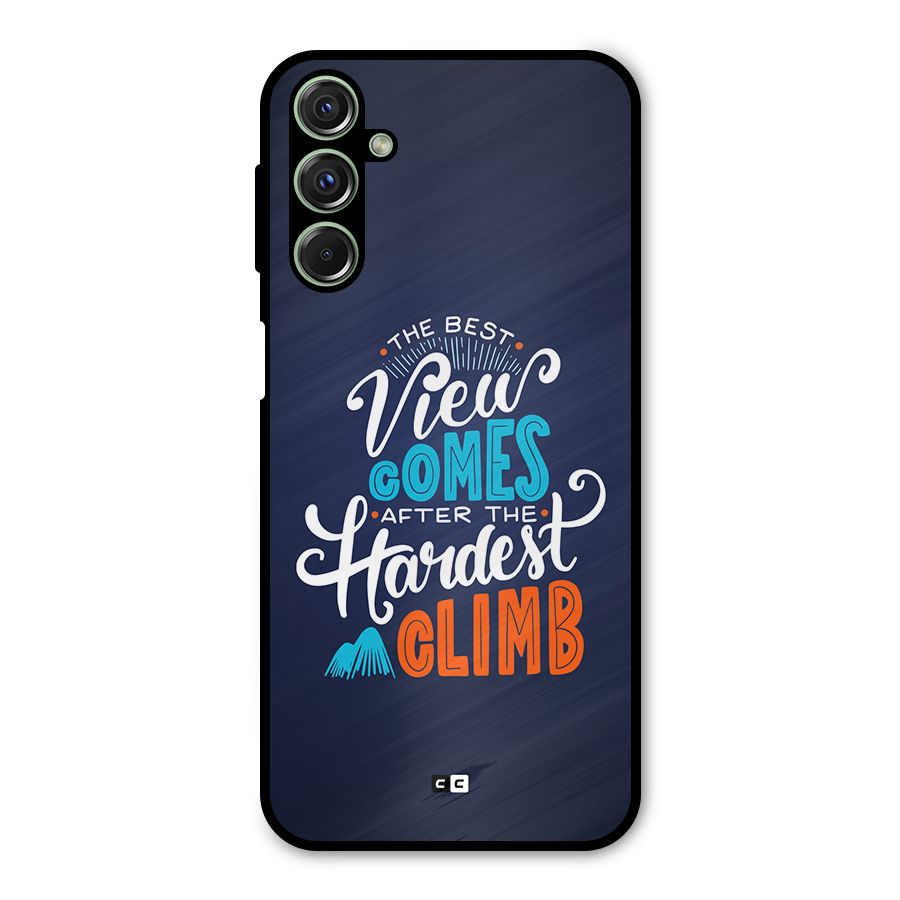 Hardest Climb Metal Back Case for Galaxy M34