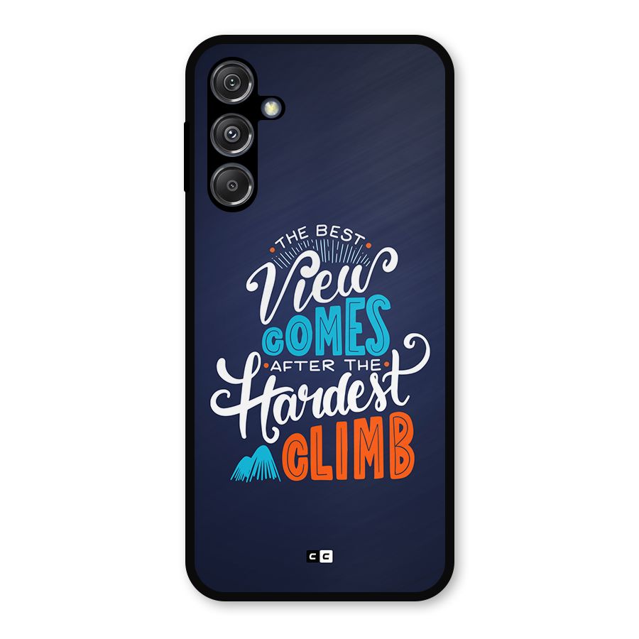 Hardest Climb Metal Back Case for Galaxy M34 5G