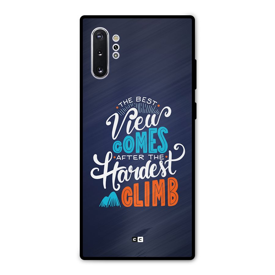 Hardest Climb Metal Back Case for Galaxy Note 10 Plus