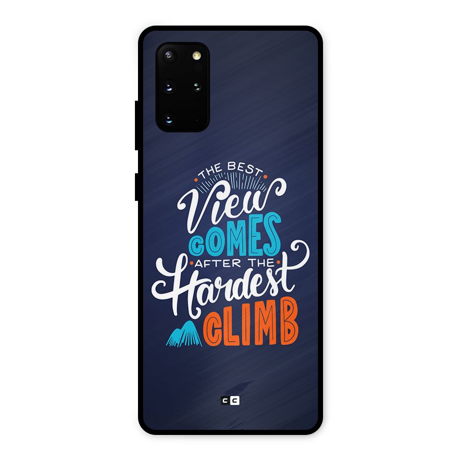 Hardest Climb Metal Back Case for Galaxy S20 Plus
