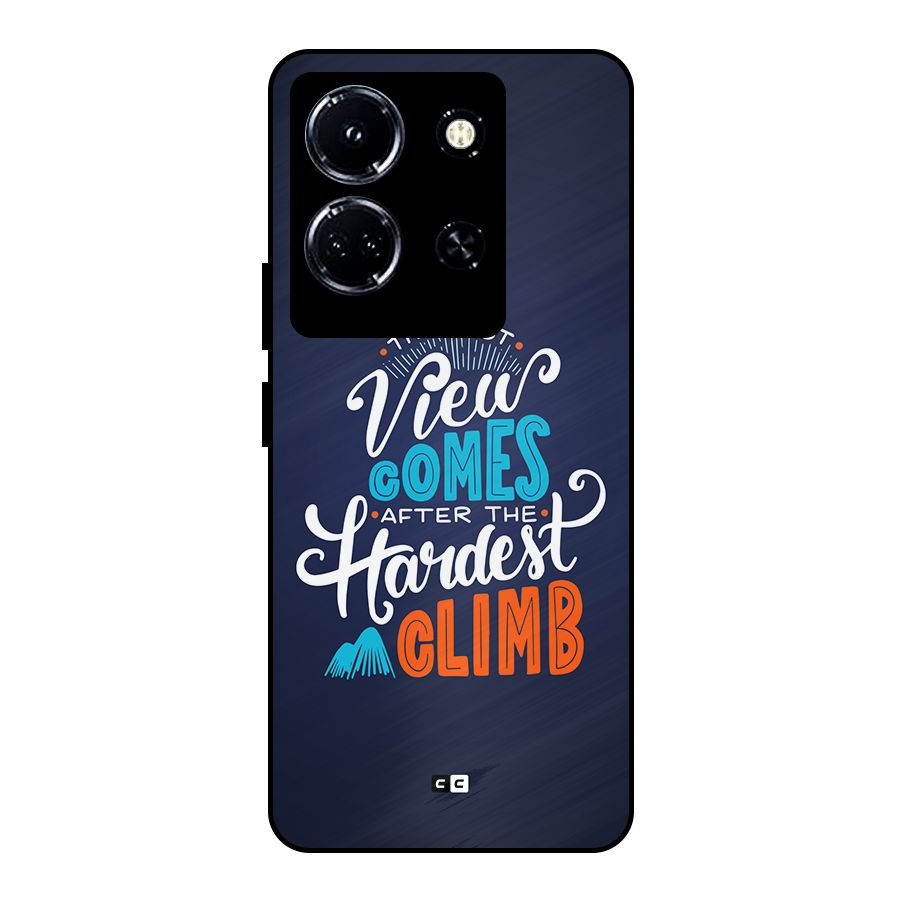 Hardest Climb Metal Back Case for Infinix Note 30 5G