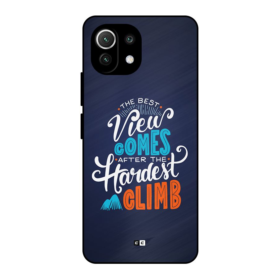 Hardest Climb Metal Back Case for Mi 11 Lite NE 5G