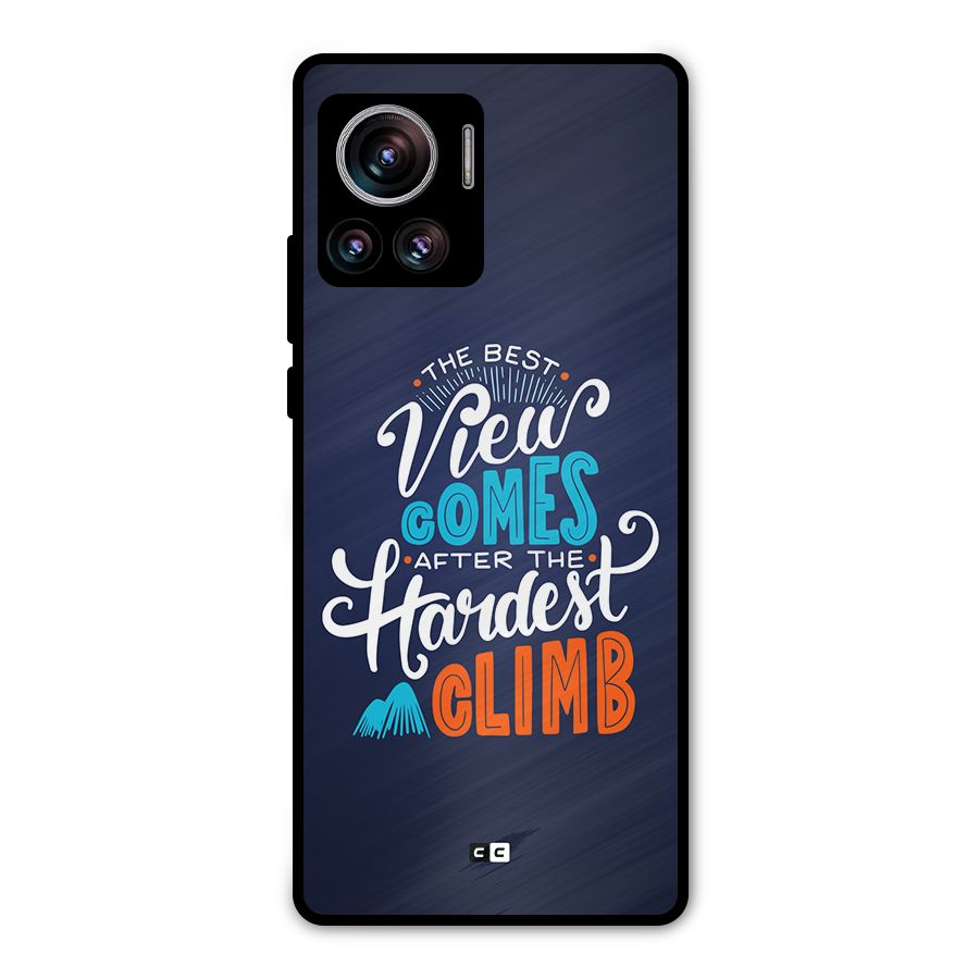 Hardest Climb Metal Back Case for Motorola Edge 30 Ultra