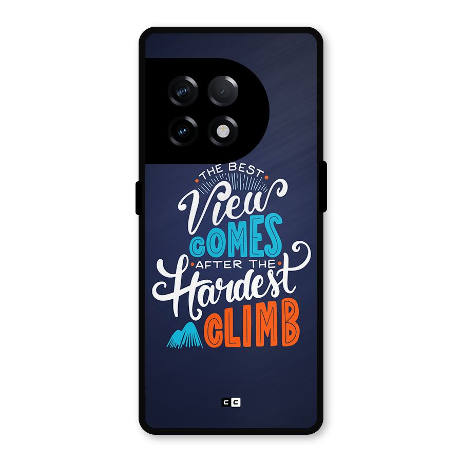 Hardest Climb Metal Back Case for OnePlus 11R