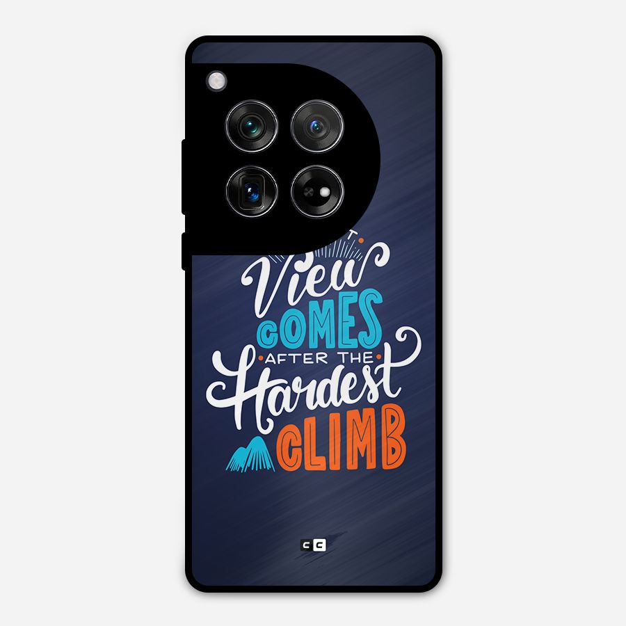 Hardest Climb Metal Back Case for OnePlus 12