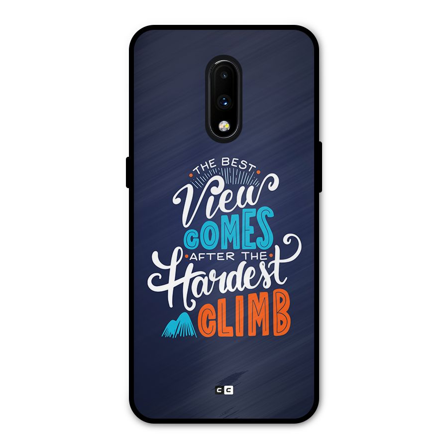 Hardest Climb Metal Back Case for OnePlus 7