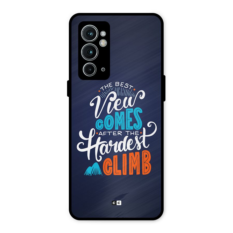 Hardest Climb Metal Back Case for OnePlus 9RT 5G