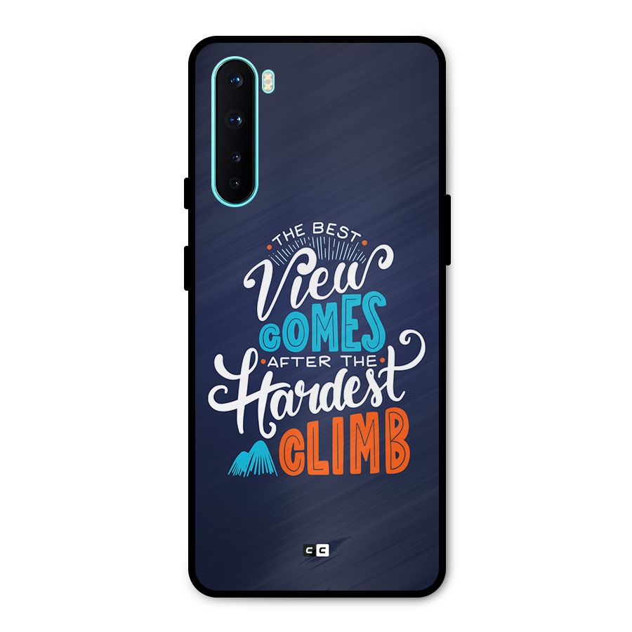 Hardest Climb Metal Back Case for OnePlus Nord