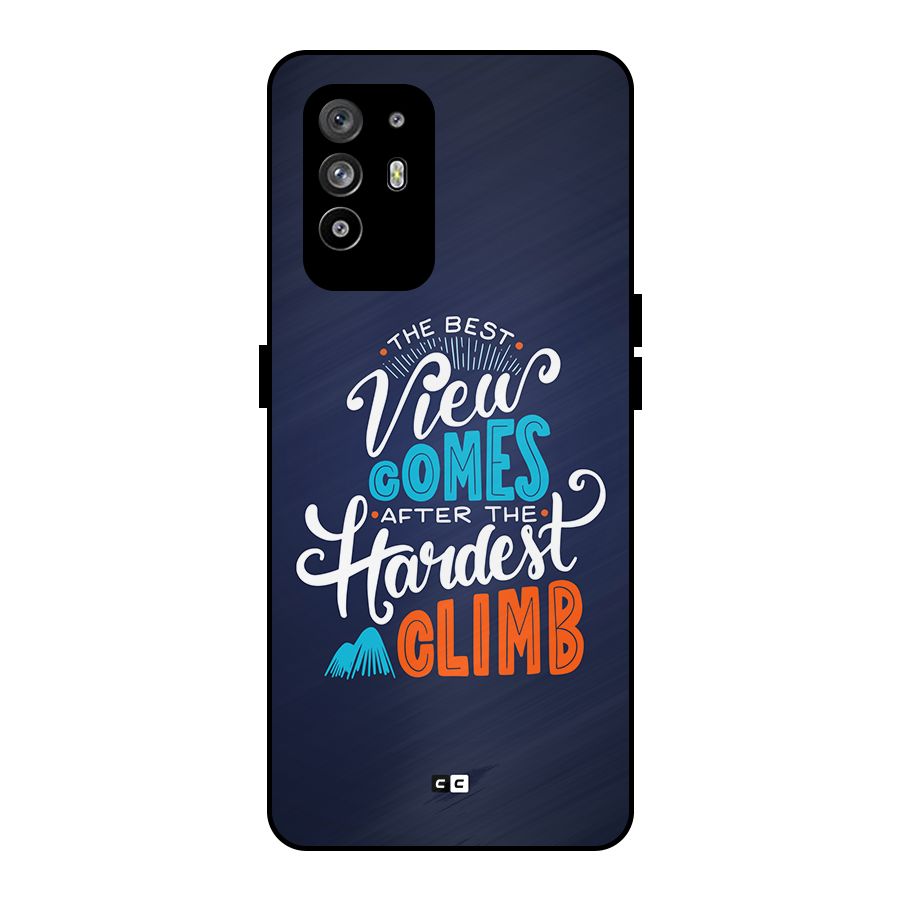 Hardest Climb Metal Back Case for Oppo F19 Pro Plus 5G