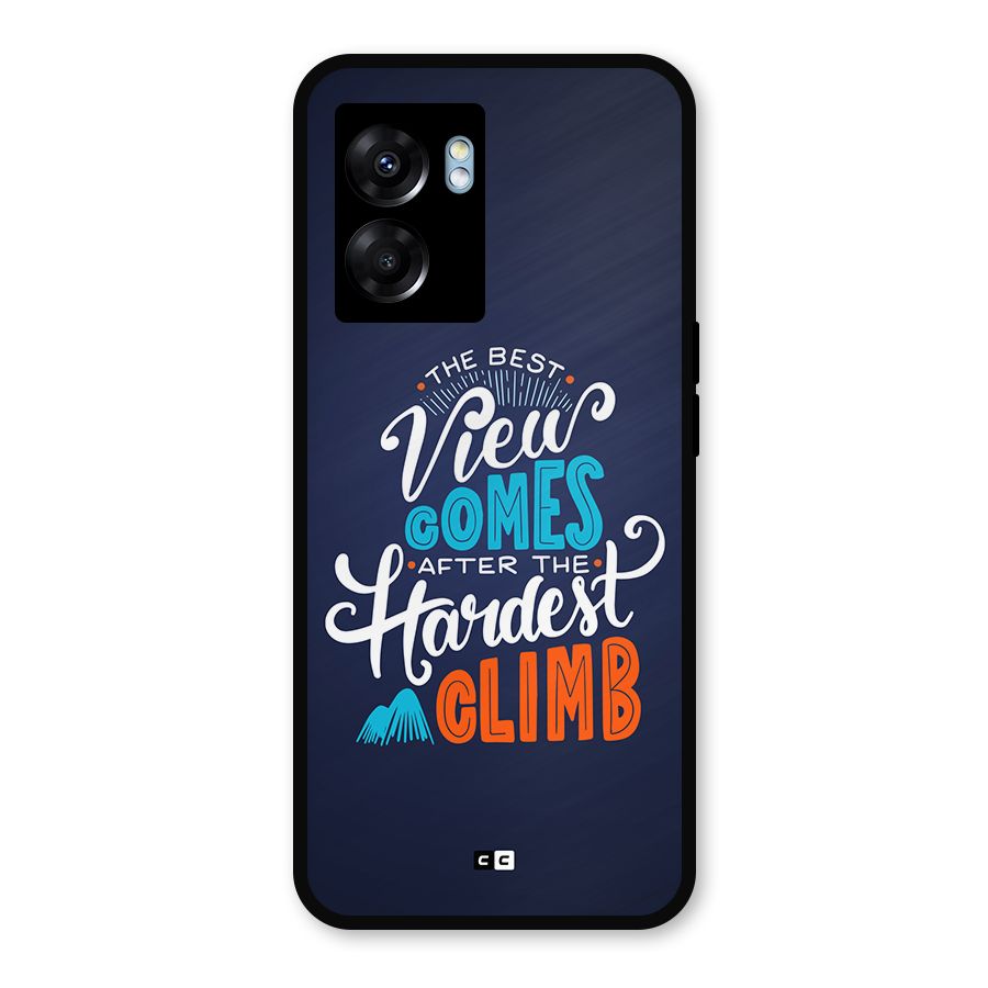 Hardest Climb Metal Back Case for Oppo K10 (5G)