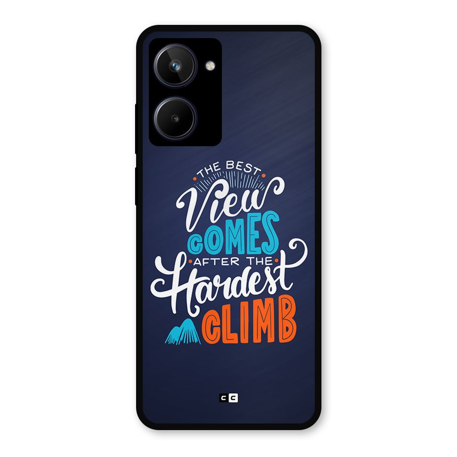 Hardest Climb Metal Back Case for Realme 10