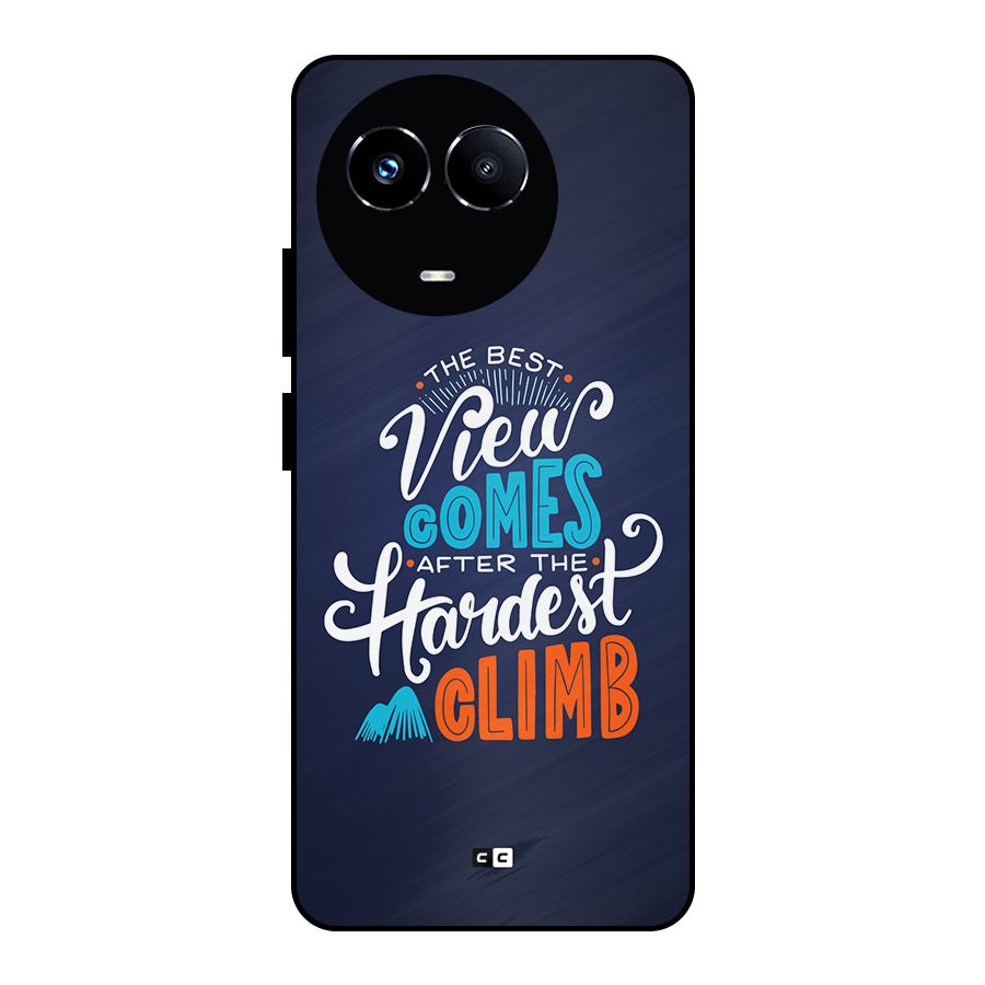 Hardest Climb Metal Back Case for Realme 11 5G