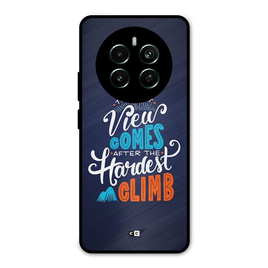 Hardest Climb Metal Back Case for Realme 12 Plus