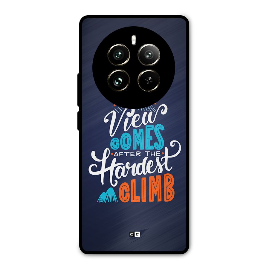 Hardest Climb Metal Back Case for Realme 12 Pro
