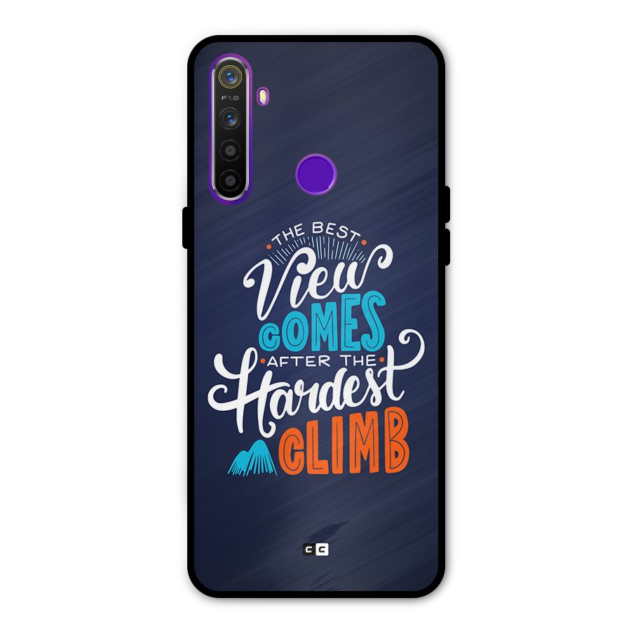 Hardest Climb Metal Back Case for Realme 5