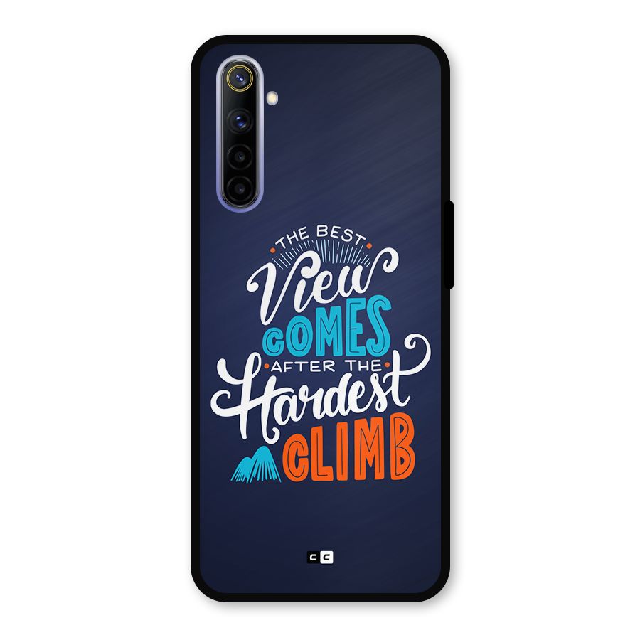 Hardest Climb Metal Back Case for Realme 6