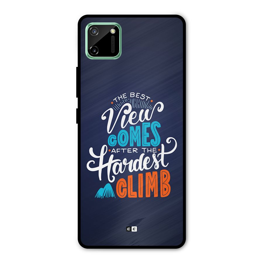 Hardest Climb Metal Back Case for Realme C11