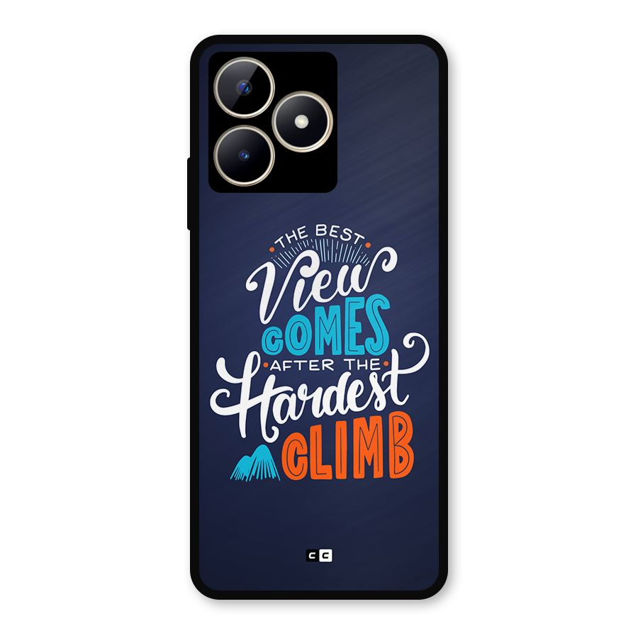 Hardest Climb Metal Back Case for Realme C53