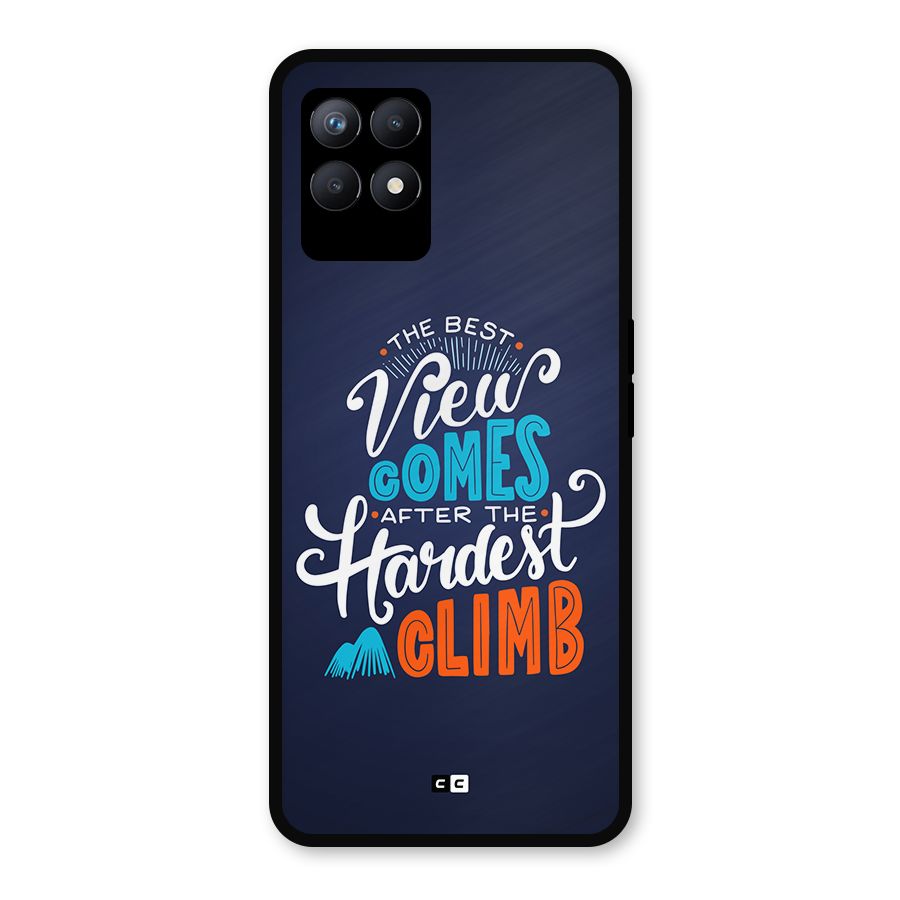 Hardest Climb Metal Back Case for Realme Narzo 50