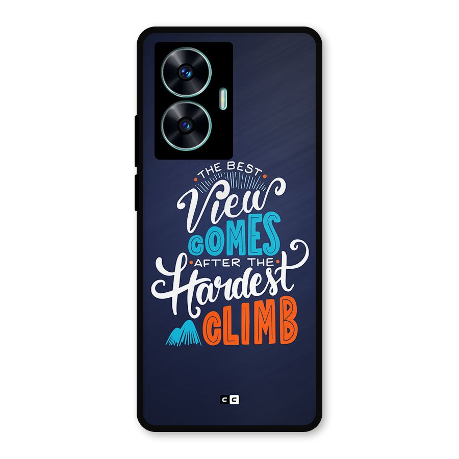 Hardest Climb Metal Back Case for Realme Narzo N55