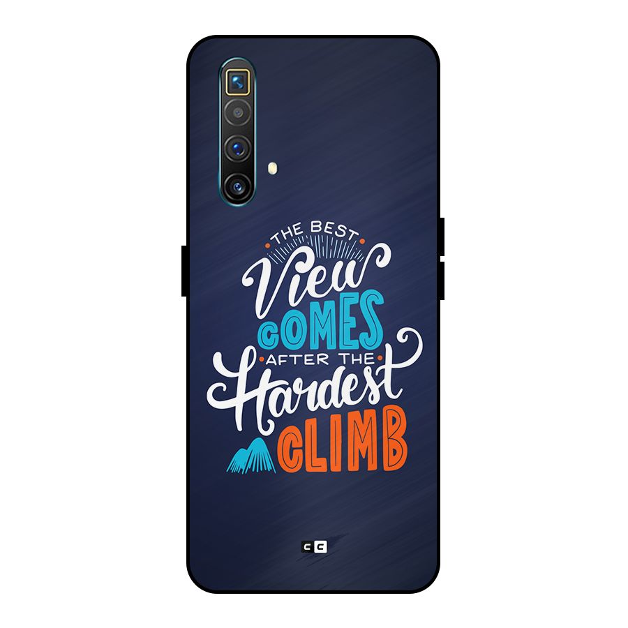 Hardest Climb Metal Back Case for Realme X3