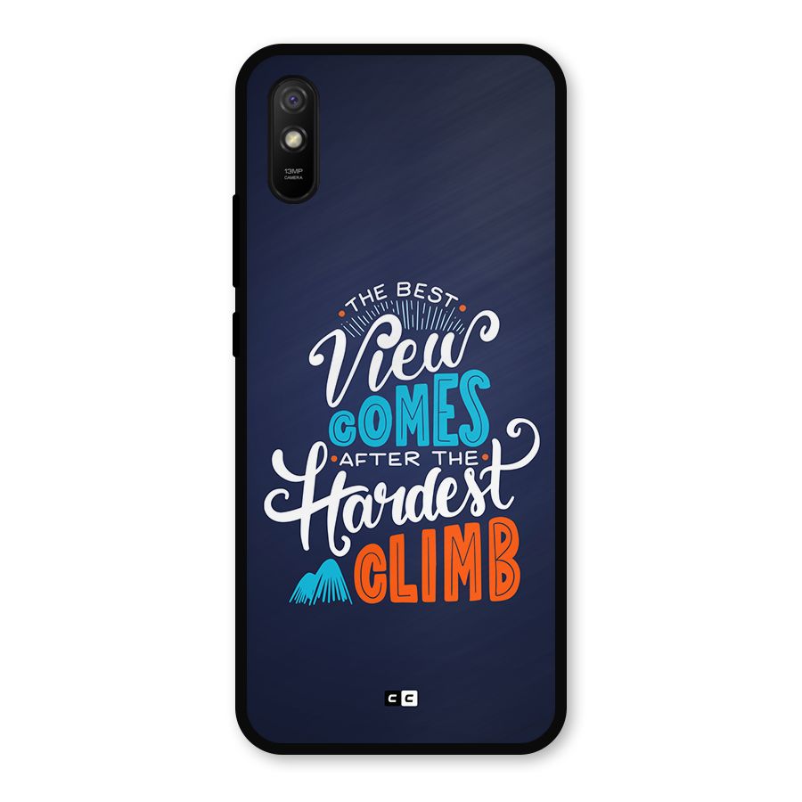 Hardest Climb Metal Back Case for Redmi 9i